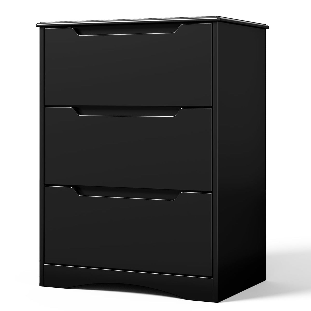 Gizoon 4 Drawer Dresser for Bedroom, Sturdy White Chest of Drawers, White