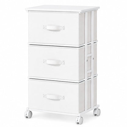 Sweetcrispy Nightstands Set of 2 with 2 Storage Drawer, Small Bedside Table