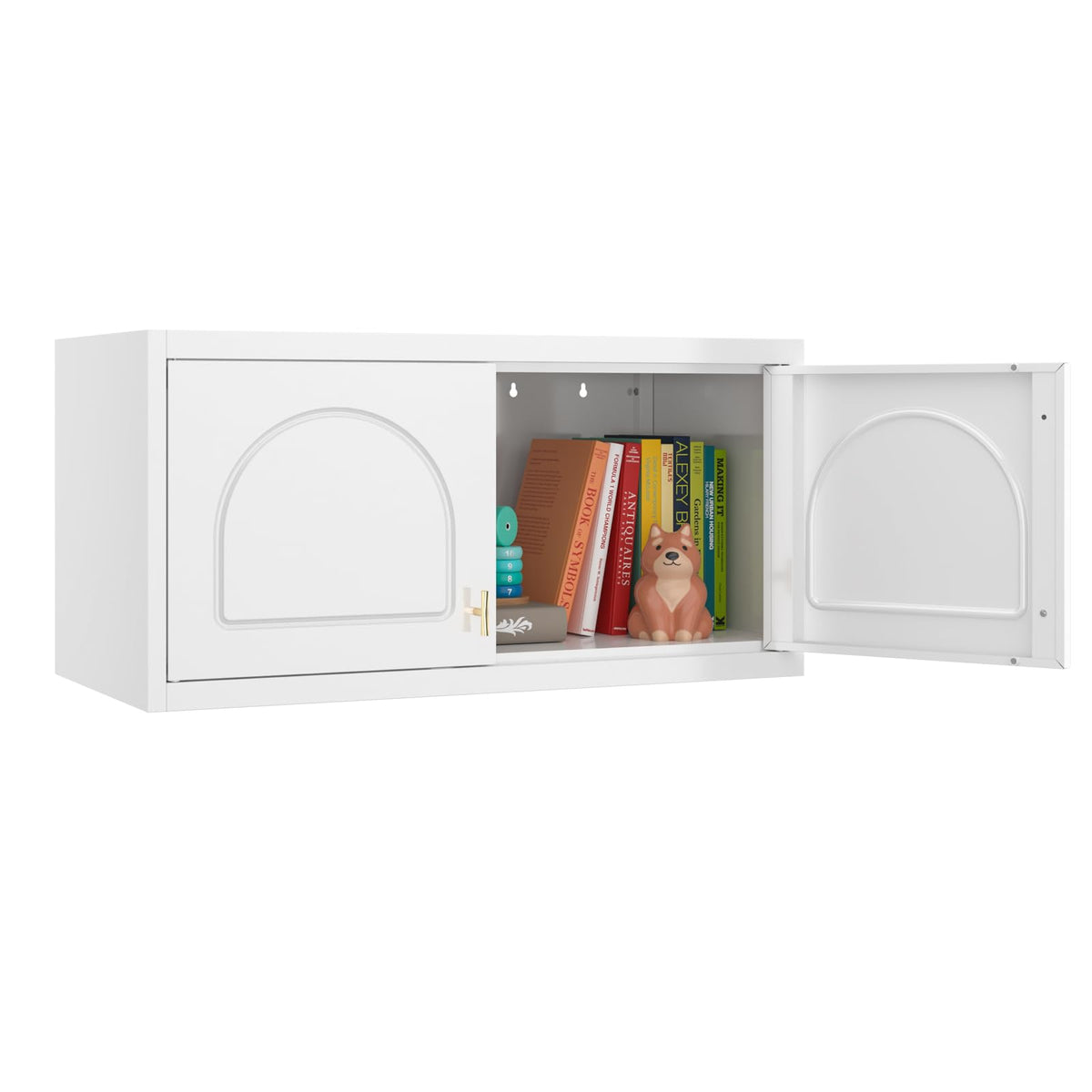 SteeLoong Metal Wardrobe Cabinet,Armoire Wardrobe Closet with Hanging Rod