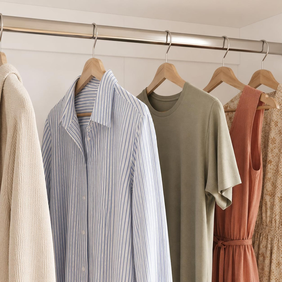 70.9Inch Almirah for Clothes,2-Door Wardrobe Closet with 2 Drawers