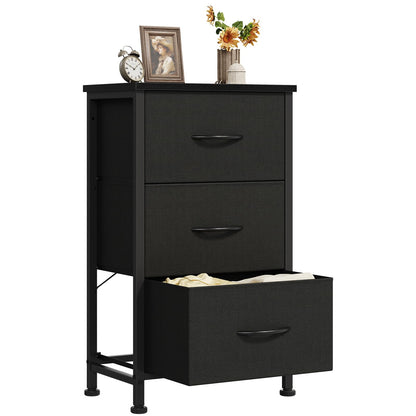 DUMOS Night Stand Small Dresser for Bedroom with 2 Drawers, Bedside Table