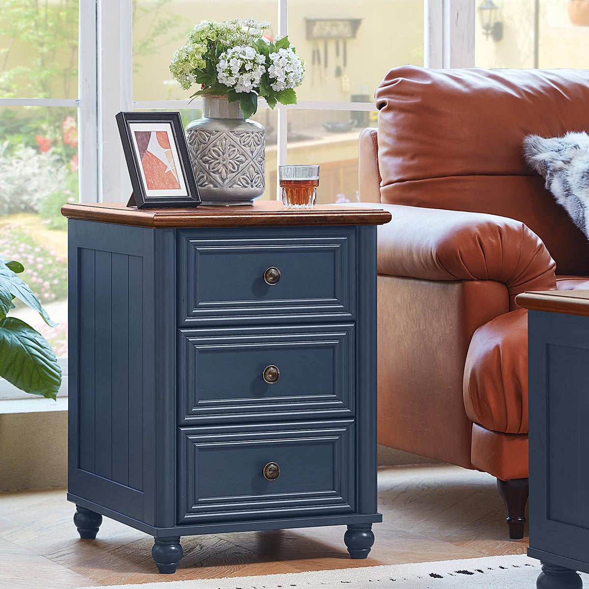 RWYHG Farmhouse 5 Drawer Dresser for Bedroom, 35.5" Small Dressers