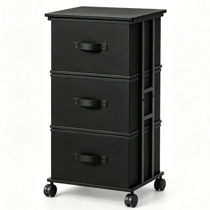 Sweetcrispy Nightstands Set of 2 with 2 Storage Drawer, Small Bedside Table