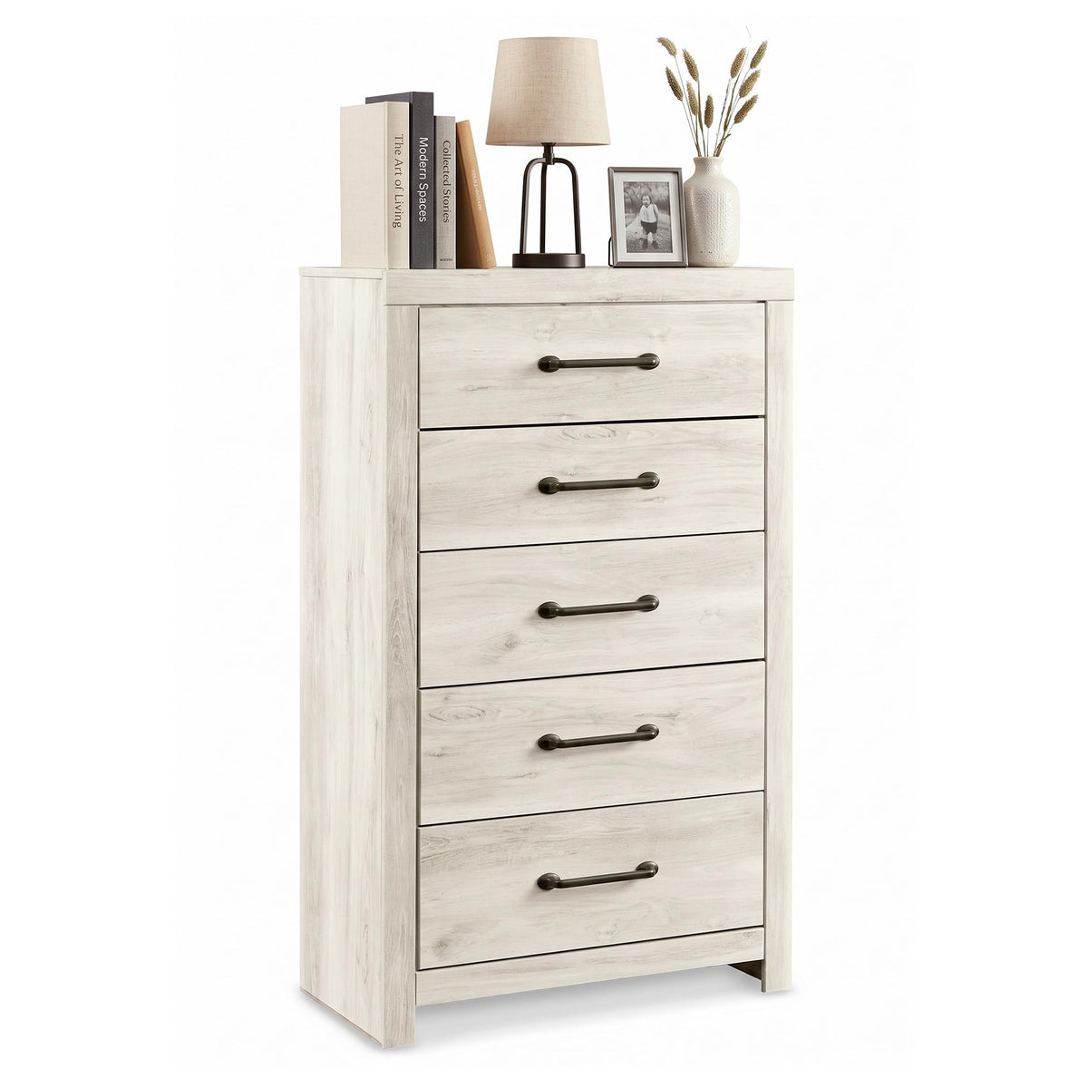 Signature Design by Ashley Rustic 6 Drawer Bedroom Dresser, Drystan