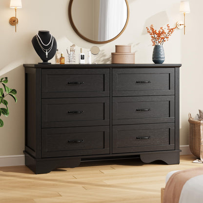 Garvee Brown 5 Modern Chest of Drawers Dresser with Storage for Bedroom