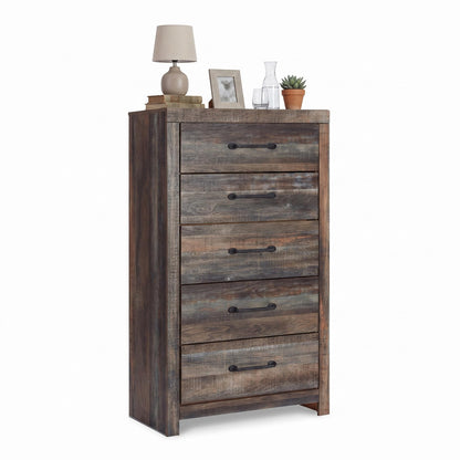 Signature Design by Ashley Rustic 6 Drawer Bedroom Dresser, Drystan
