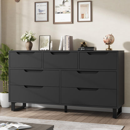 Garvee 5 Dresser for Bedroom, 50.5" Vertical Dresser Drawer with Storage