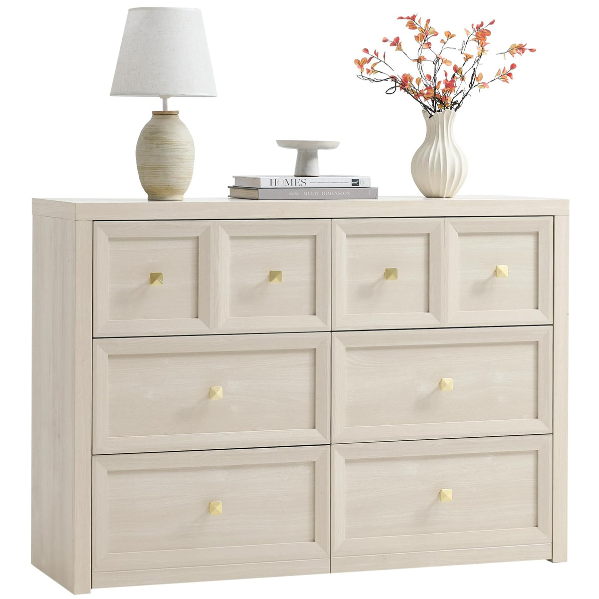 Night Stand Large W/Charging Station, 30.7" W Oversized Nightstands Tall Bedside Table with 3 Drawers, Accent End Table W/Large Storage, Modern Wood End Table for Bedroom, Office