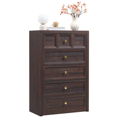 Nightstand Set of 2 W/Charging Station, 30.7" W King Size Bedside Table with 3 Drawers, Accent End Table W/Large Storage, Modern Wood Side Table for Bedroom,Office, Beige
