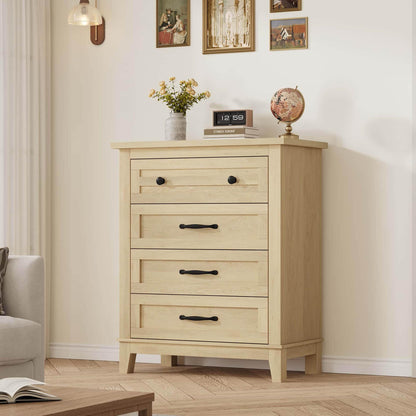 GarveeHome 6 Dresser for Bedroom, 47 in Wide Drawer Dresser with Storage Freestanding, Wooden Closet Storage Chest for Living Room, Bedroom, Entryway, Ash Grey