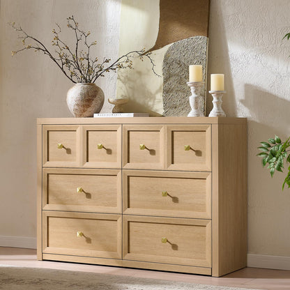 Nightstand Set of 2 W/Charging Station, 30.7" W King Size Bedside Table with 3 Drawers, Accent End Table W/Large Storage, Modern Wood Side Table for Bedroom,Office, Beige