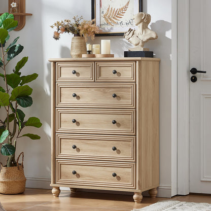 RWYHG Farmhouse 5 Drawer Dresser for Bedroom, 35.5" Small Dressers