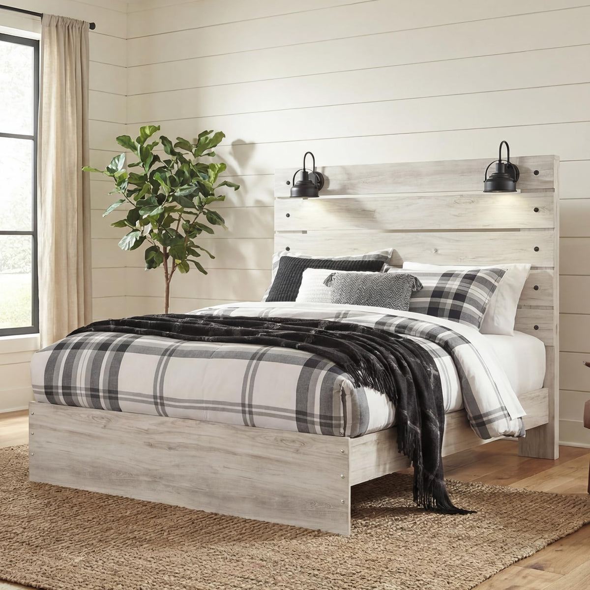Signature Design by Ashley Rustic 6 Drawer Bedroom Dresser, Drystan