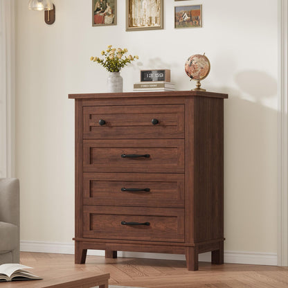 GarveeHome 6 Dresser for Bedroom, 47 in Wide Drawer Dresser with Storage Freestanding, Wooden Closet Storage Chest for Living Room, Bedroom, Entryway, Ash Grey