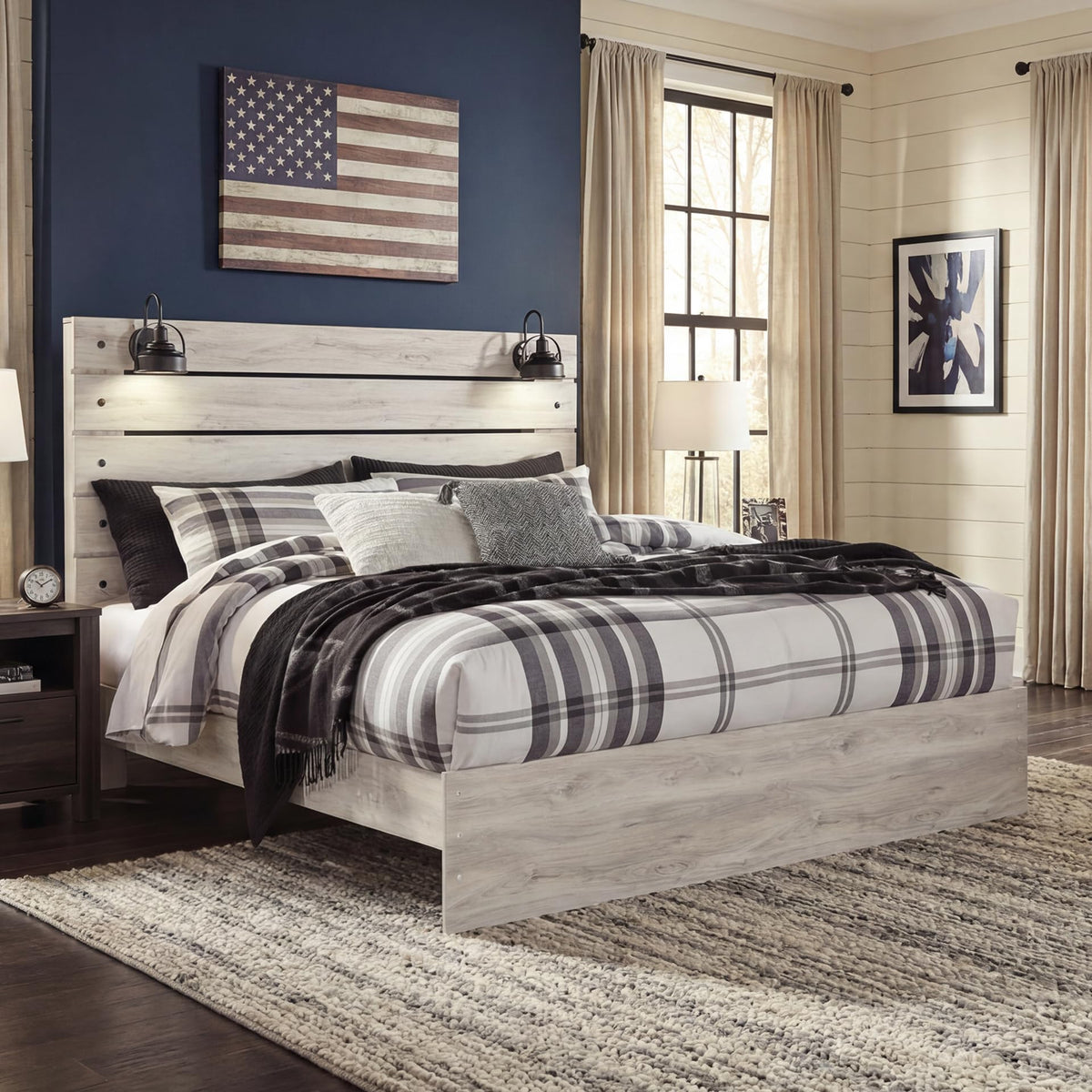 Signature Design by Ashley Rustic 6 Drawer Bedroom Dresser, Drystan