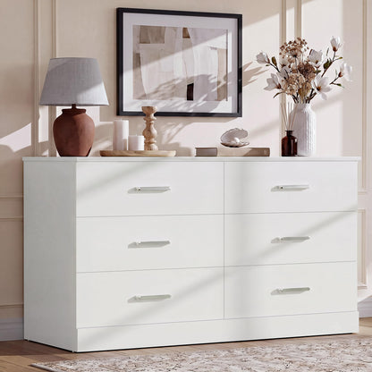 YESHOMY 6 Dressers for Bedroom, Chest of Drawers, Dark Black