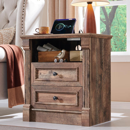 Aitjunz Farmhouse 46" Tall 5 Drawers Dresser for Bedroom, Antique White