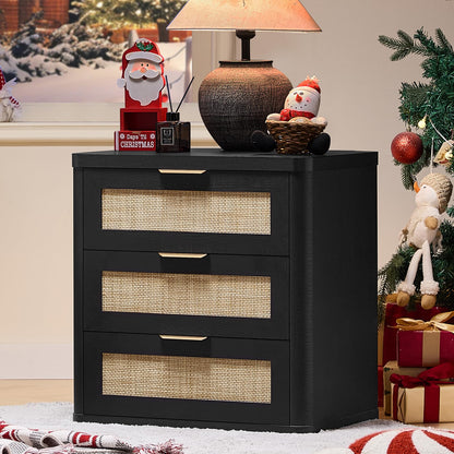 LEYAOYAO Rattan Dresser for Bedroom, 41" Tall Chest of Drawers