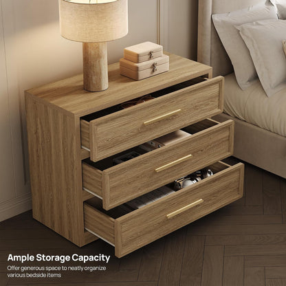 SICOTAS Oversized Night Stand Set 2 for Bedroom 31.3" Bedside Table