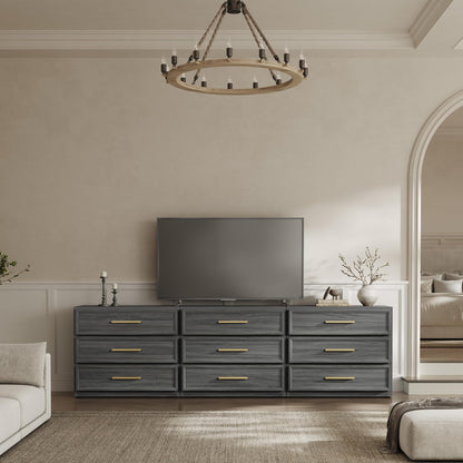 SICOTAS Oversized Night Stand Set 2 for Bedroom 31.3" Bedside Table
