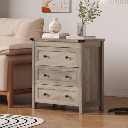 BORNOON 9-Drawer Dresser, Modern Wooden Storage Chest of Drawers, Dresser TV Stand, Wood Drawer Organizer with Metal Handles for Bedroom, Living Room, Hallway